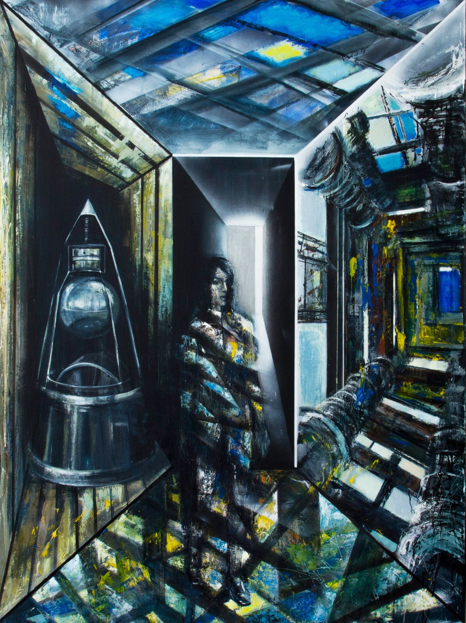Future is now, 150x200cm, oil on canvas, 2018